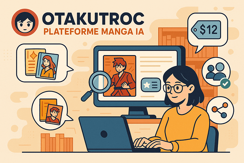 Otakutroc - Plateforme Manga IA